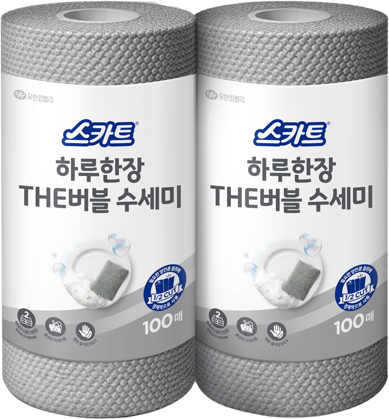 하루 한 장 THE 버블 수세미