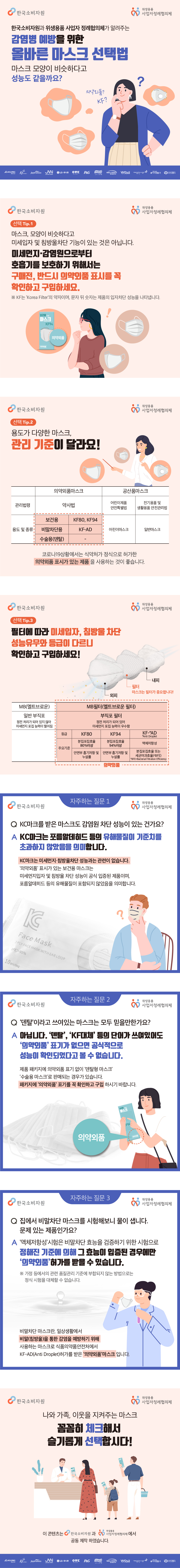 올바른 마스크 선택법