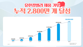 유한킴벌리, 이른둥이용 초소형 기저귀 등 누적기부 2,800만 개 돌파
