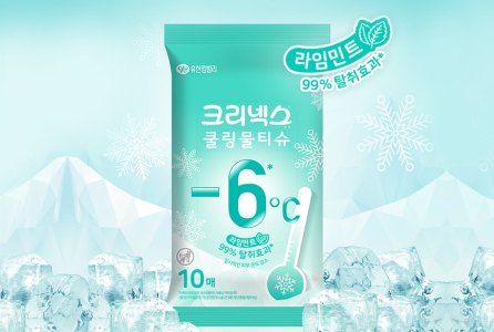 불볕더위 속, ‘크리넥스 쿨링물티슈’ 465%↑ 기록적 성장