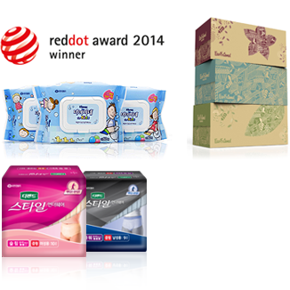 reddot award 2014 winner / 크리넥스 마이비데 키즈 / 디펜드 스타일 언더웨어